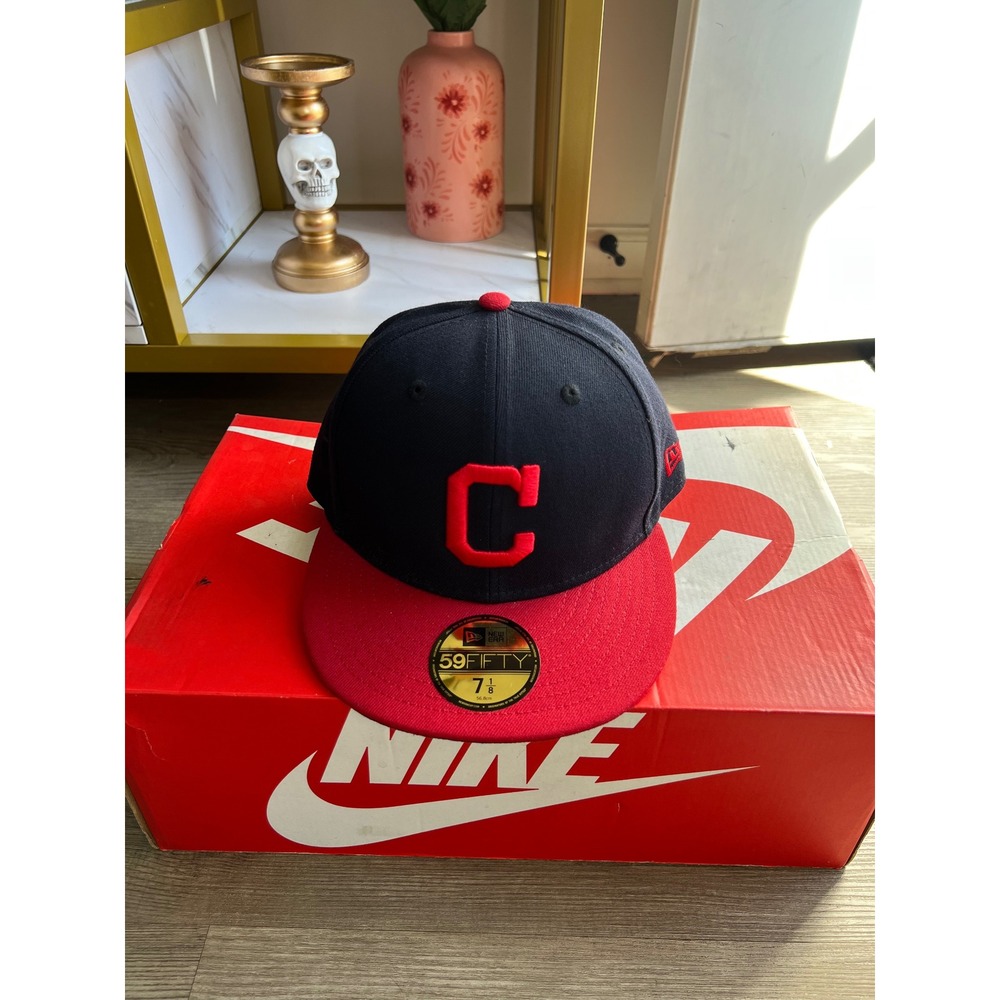New Era MLB AC Perf Cleveland Guardians Navy 59FIFTY Size 7 1/8